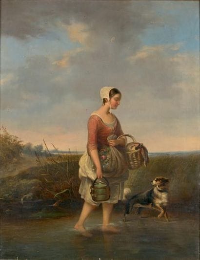 Emanuel NOTERMAN (18708-1863)

Jeune paysanne...