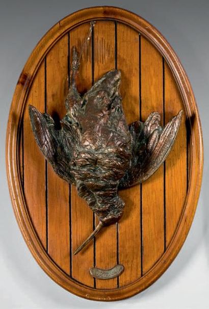 Vanneau huppé
Bécasse
Deux trophées en bronze...