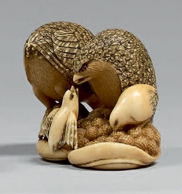 JAPON - Fin de l'époque Edo (1603-1868)
Netsuke...