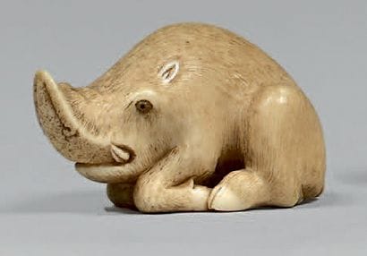 JAPON - Époque Edo (1603-1868), XVIIIe siècle
Netsuke...