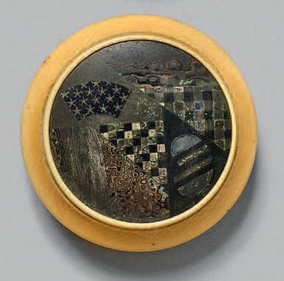 JAPON - Fin de l'époque Edo (1603-1868)
Kagamibuta,...