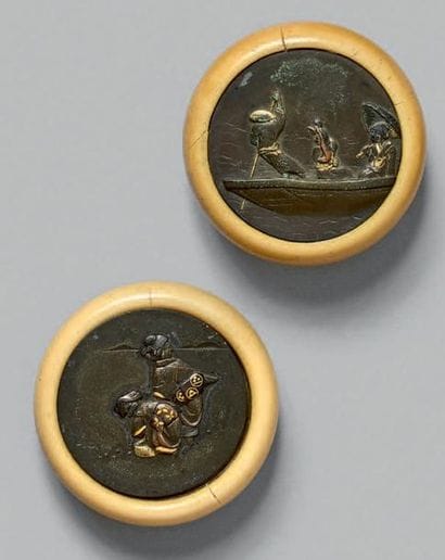 JAPON - Fin de l'époque Edo (1603-1868)
Deux...