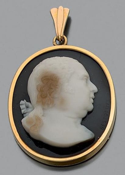 Pendentif en or jaune 750 millièmes de forme...