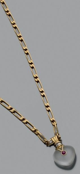 Collier articulé en or jaune 750 millièmes,...