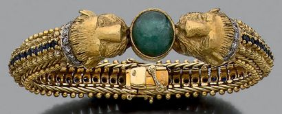 Zolotas, signé
Bracelet souple et articulé...