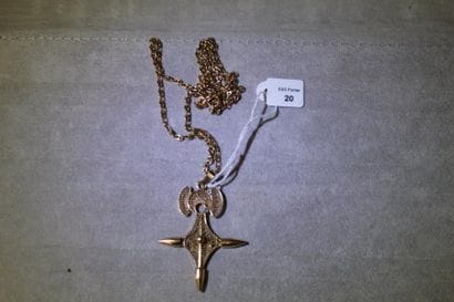 Collier articulé en or jaune 750 millièmes...