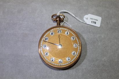 Montre de poche à clef à remontage par le...