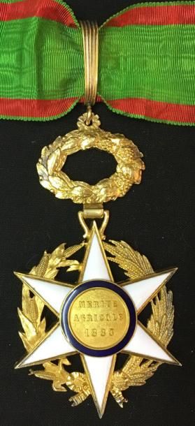 Ordre du Mérite agricole, fondé en 1883,...