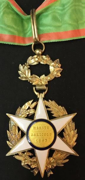 Ordre du Mérite agricole, bijou de commandeur...