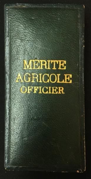 Ordre du Mérite agricole, étoile d'officier...