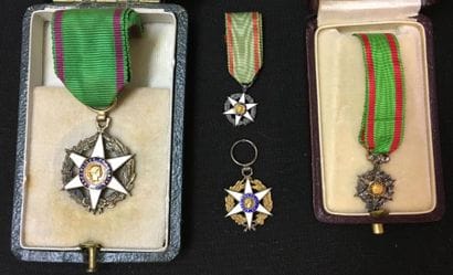 Ordre du Mérite agricole, lot de quatre étoiles...