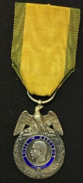 * Médaille militaire, premier type en argent,...