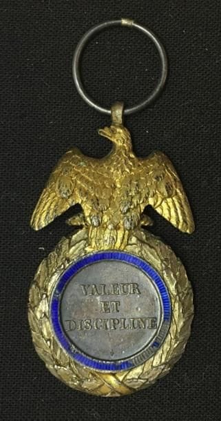 Médaille militaire, Second Empire, en argent,...