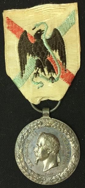 Médaille du Mexique, 1862-1867, en argent...