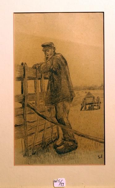 Georges Le MEILLEUR (1861-1945)
Paysan aux...