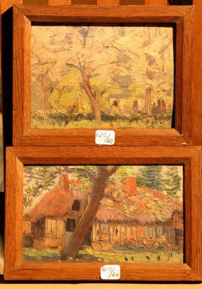 Georges Le MEILLEUR (1861-1945)
Sous-bois...