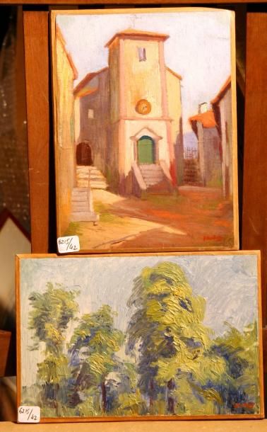 Georges Le MEILLEUR (1861-1945)
L?église...
