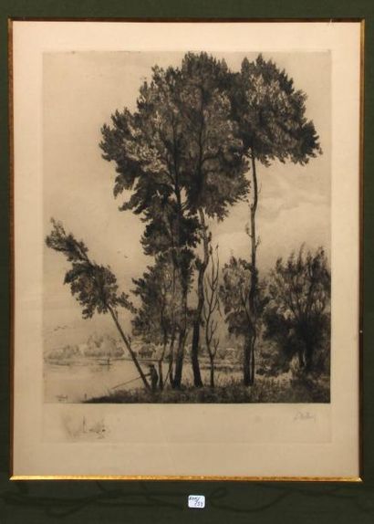 Georges Le MEILLEUR (1861-1945)
Estampe Pêcheur...
