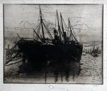 Georges Le MEILLEUR (1861-1945)
Estampe,...