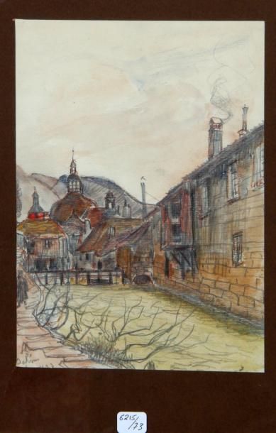 Georges Le MEILLEUR (1861-1945)
Vue de Salens...