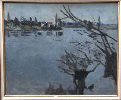 Léon SUZANNE (1870-1923)
Inondation sur les...