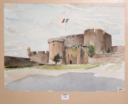 André NIVARD (1880-1969)
Le port de Recouvrance...