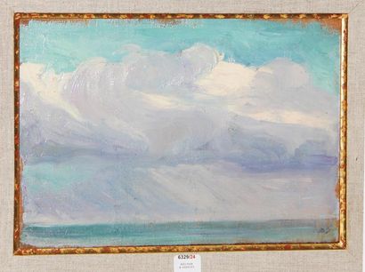 André NIVARD (1880-1969)
Ciel à Berck Huile...