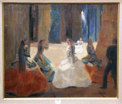 André NIVARD (1880-1969)
Etude de ballet...