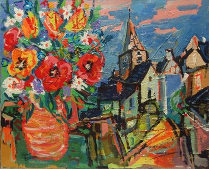 Marc BOUTEAU (1935)
Village breton, 1980...