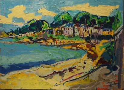 Marc BOUTEAU (1935)
Port Navalo, 1972 Huile...