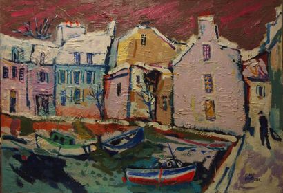 Marc BOUTEAU (1935)
Port Louis, 1970 Huile...