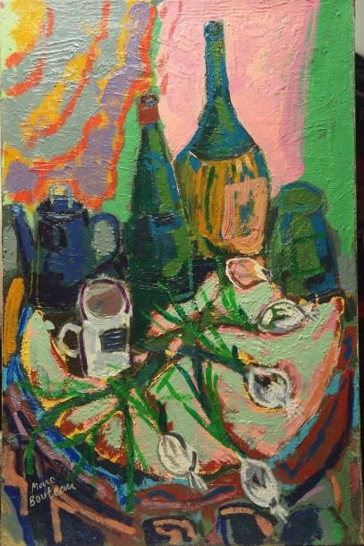 Marc BOUTEAU (1935)
Composition à la carafe,...