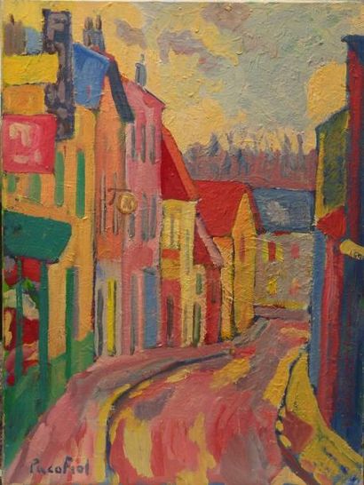 Paco FIOL (1939)
Rue de banlieue, 1986 Huile...