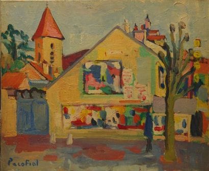 Paco FIOL (1939)
L?entrée du village, 1983...