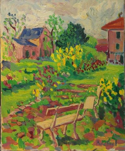 Paco FIOL (1939)
Le jardin du peintre, 1981...
