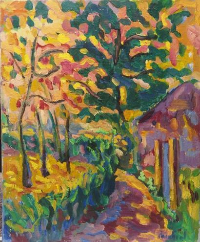 Paco FIOL (1939)
Chemin à l?automne, 1984...