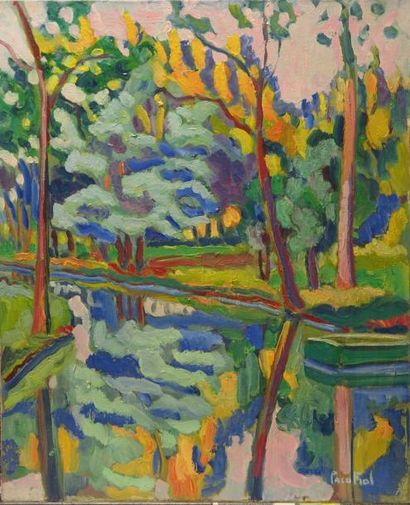 Paco FIOL (1939)
Bord de Marne, 1978 Huile...