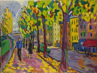 Paco FIOL (1939)
Les quais à Paris, Saint...