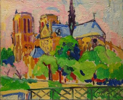 Paco FIOL (1939)
Notre Dame, 1982 Huile sur...