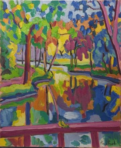 Paco FIOL (1939)
Le canal à l?automne, 1980...