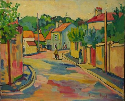 Paco FIOL (1939)
Village en Seine et Marne,...