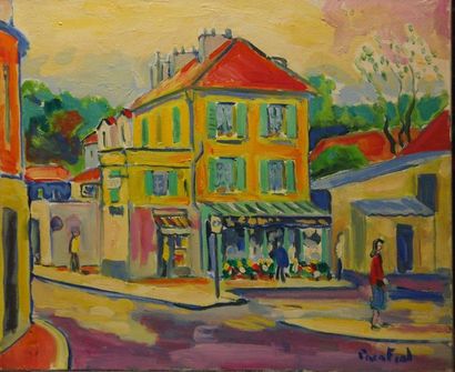 Paco FIOL (1939)
Fleuriste de banlieue, 1982...