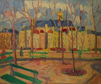Paco FIOL (1939)
L?île de la Cité,1980 Huile...