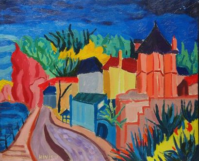 Jean Paul HINIEU (1942)
L?entrée du village,...