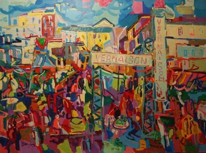 Marc BOUTEAU (1935)
Le marché aux Puces,...