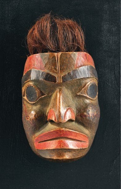 - RARE MASQUETTE DE SHAMAN elle présente...