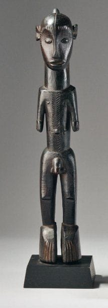 - RARE PAIRE DE STATUETTES ITHYPHALLIQUES...