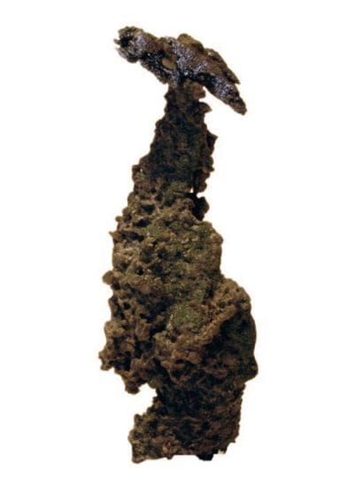 ANATASE de 16 mm perchée sur sa gangue col...