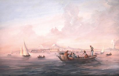 Ecole Napolitaine
Barque de pêcheurs dans...