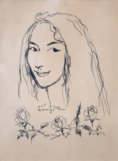 Léonard Suguharu FOUJITA (1886-1968)
Actrice...